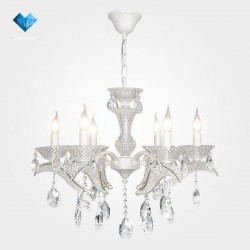 Люстра Eurosvet 10057/6 белый/прозрачный