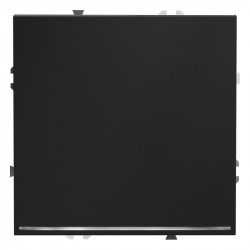 Выключатель одноклавишный проходной VOLTUM VLS010407 графит