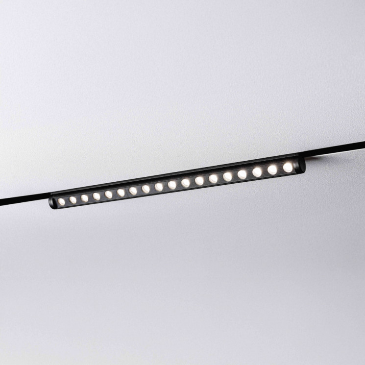 Магнитный трековый светильник MKL-104-18W4K-B Черный 357x22x67, 48V, 18W 1440 lm 4000 К 36°, LED Osram, CRI>90 Mikami Terra