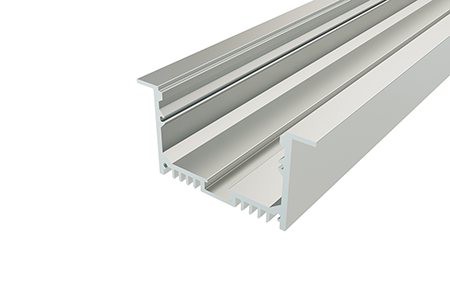 Врезной алюминиевый профиль c фланцем 63х32х300 Алюминий LC(Россия)