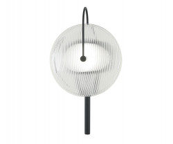 Kink Light 08439,19(21) Настенный светильник Мелисса черный/дымчатый d25 h44 Led 8W (4000K)