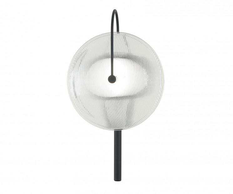 Kink Light 08439,19(21) Настенный светильник Мелисса черный/дымчатый d25 h44 Led 8W (4000K)