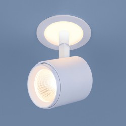 Встраиваемый светодиодный светильник Elektrostandard DSR002 9W 3300K белый матовый