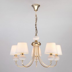 Подвесной светильник Eurosvet 60072/5 золото Mella