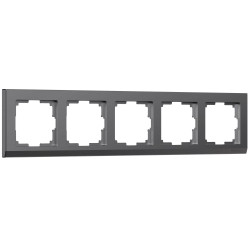 Рамка на 5 постов Stark (графит матовый) W0051864 Werkel