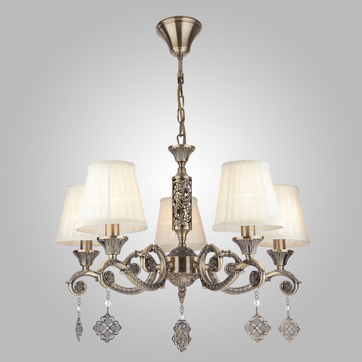 Подвесной светильник  Eurosvet Marcella 60042/5 античная бронза