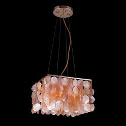 Подвес Eurosvet 60022/4 золото/коралловый