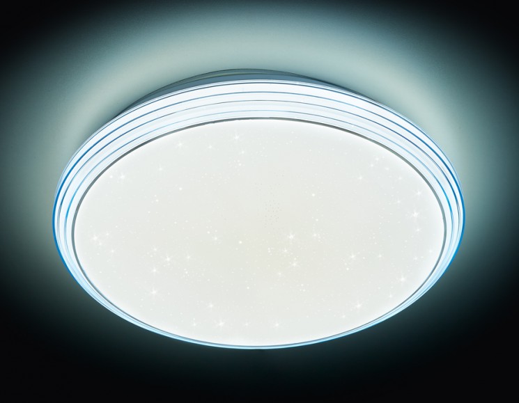 Управляемый светильник Ambrella light F14 BL 72W D400 ORBITAL AIR