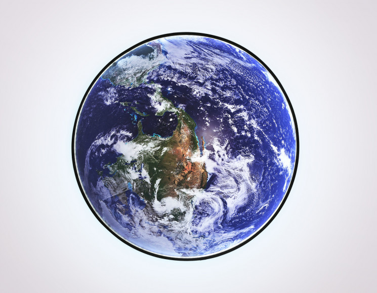 Настенно-потолочный светодиодный светильник Ambrella light BK черный 18W LED 3000-6400K D300*38 FW11132