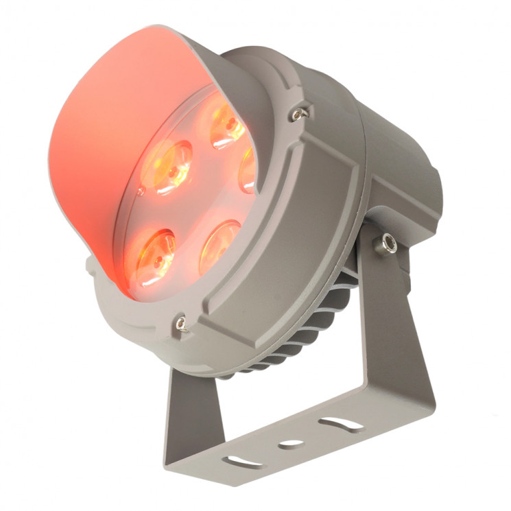 Светодиодный светильник ландшафтно-архитектурный Feron LL-700 85-265V 7W красный IP65 51784