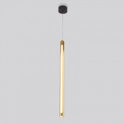 Подвесной светильник Eurosvet 50189/1 LED черный/золото STRONG