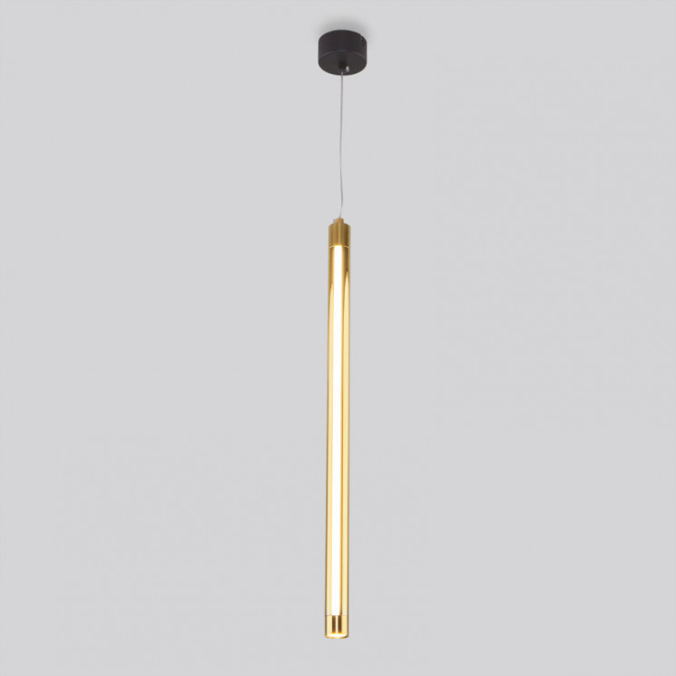 Подвесной светильник Eurosvet 50189/1 LED черный/золото STRONG