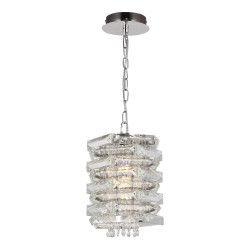 Светильник подвесной ST-Luce никель/прозрачный E14 1*40W SL6137.103.01 STROZZI