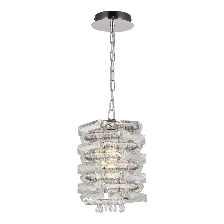 Светильник подвесной ST-Luce никель/прозрачный E14 1*40W SL6137.103.01 STROZZI