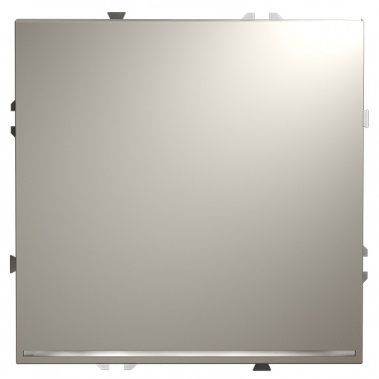 Выключатель одноклавишный проходной VOLTUM VLS010403 кашемир