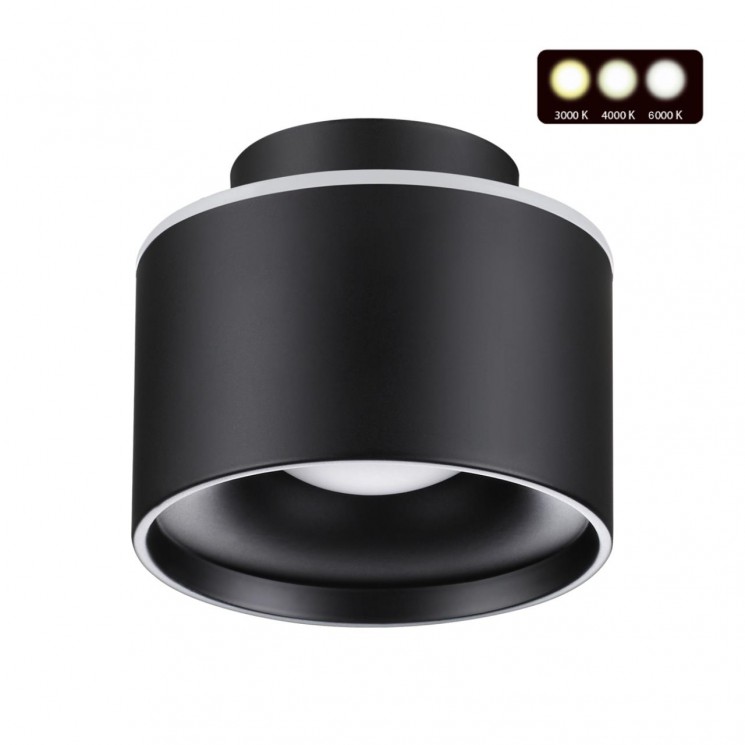 Светильник накладной светодиодный с переключателем цветовой температуры NOVOTECH GIRO 358971