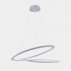 Подвесной светодиодный светильник Crystal Lux AMIGO SP D750 SILVER