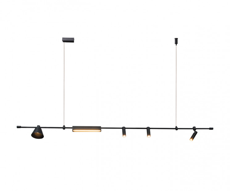 Kink Light Подвес Ристо черный w180*12 h160 Led 25W (4000K) 07616-180L,19