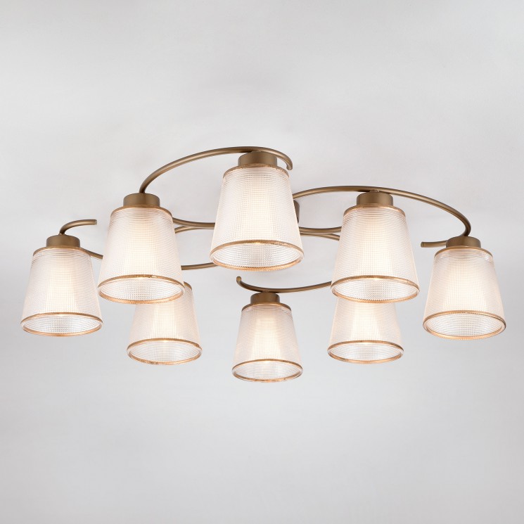 Потолочный светильник Eurosvet 60075/8 античная бронза Phortos