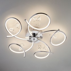 Потолочный светильник Eurosvet 90089/5 хром Agata