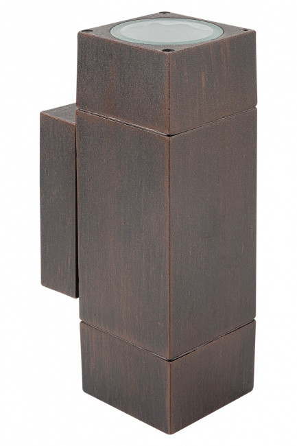 Фасадная подсветка YAOHUALUX 78058 R TUBE GU10 черный с коричневой патиной