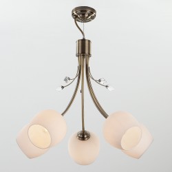 Подвесной светильник Eurosvet 30123/5 античная бронза Carol