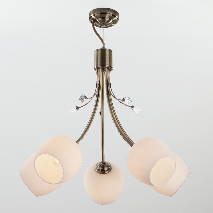 Подвесной светильник Eurosvet 30123/5 античная бронза Carol