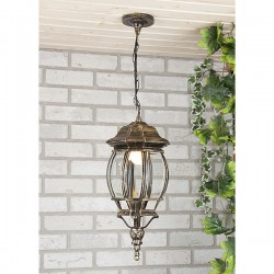 Светильник уличный Elektrostandard GL 1001H черное золото