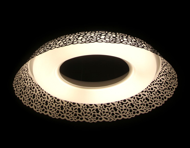 Управляемый светодиодный светильник Ambrella light ORBITAL DESIGN  F121 WH 72W D620