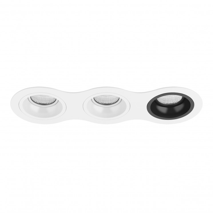 Комплект из светильников и рамки DOMINO  Lightstar D636060607