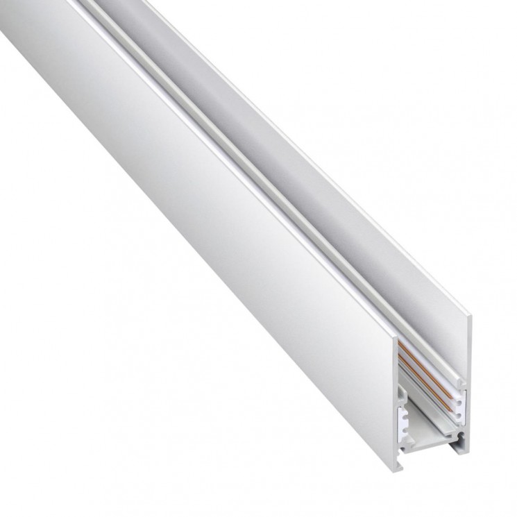 Низковольтный шинопровод 1м (токопровод и заглушки в комплекте) NOVOTECH 135090 FLUM