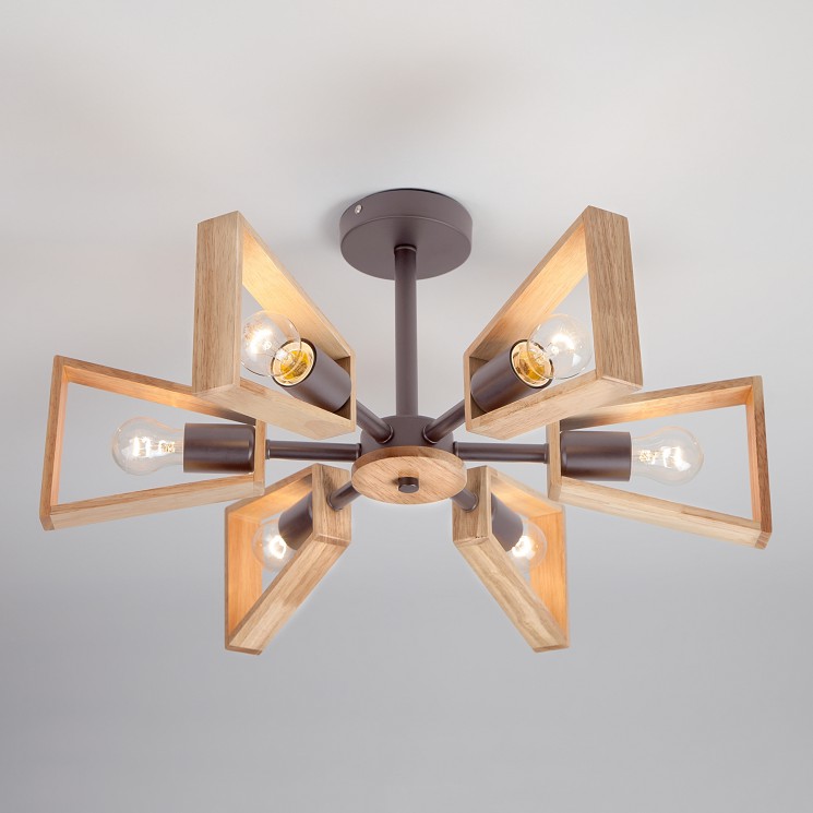 Потолочный светильник  Eurosvet Klark 70056/6 кофе