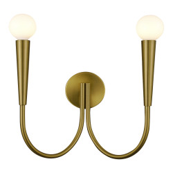 Светильник настенный ST Luce Латунь E14 2*60W          SL1243.301.02