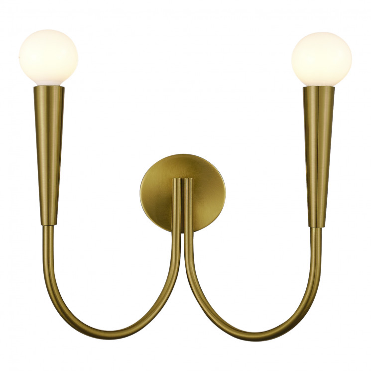 Светильник настенный ST Luce Латунь E14 2*60W          SL1243.301.02