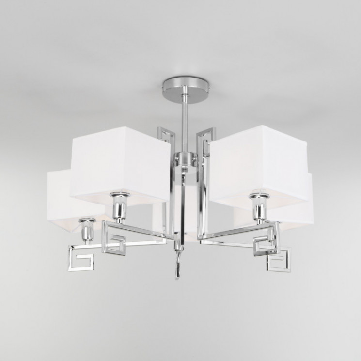 Люстра на штанге Eurosvet 60115/5 хром Alma