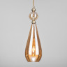 Подвесной светильник Eurosvet 50202/1 янтарный Ilario