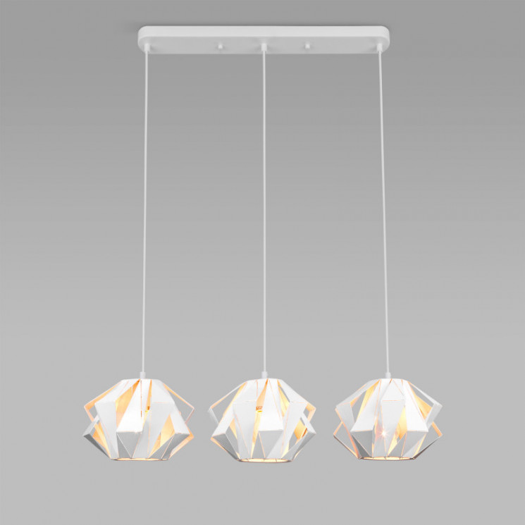 Подвесной светильник Eurosvet 50137/3 белый Moire