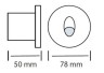 Встраиваемый светодиодный светильник  для лестниц Horoz Electric 079-002-0003 4000К Матхром