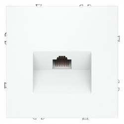 Розетка компьютерная VOLTUM VLS060102 белый матовый