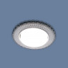 Встраиваемый светильник Elektrostandard 3034 GX53 SL/WH зеркальный/белый Kroli