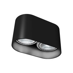 Светильник накладной Nowodvorski OVAL BLACK 9240
