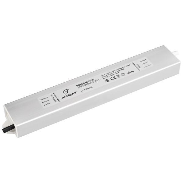 Блок питания для светодиодной ленты Arlight ARPV-24080-SLIM-D (24V, 3.3A, 80W) 025745(1)