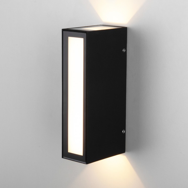 Уличный настенный светодиодный светильник Elektrostandard 1524 TECHNO LED Acrux черный