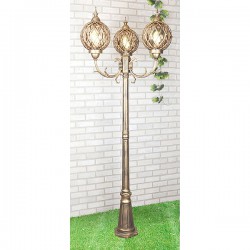 Светильник уличный Elektrostandard Sirius F/3 черное золото