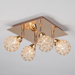 Потолочный светильник Eurosvet 20042/4 золото Mirage