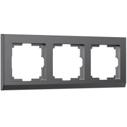 Рамка на 3 поста Stark (графит матовый) W0031864 Werkel