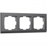 Рамка на 3 поста Stark (графит матовый) W0031864 Werkel