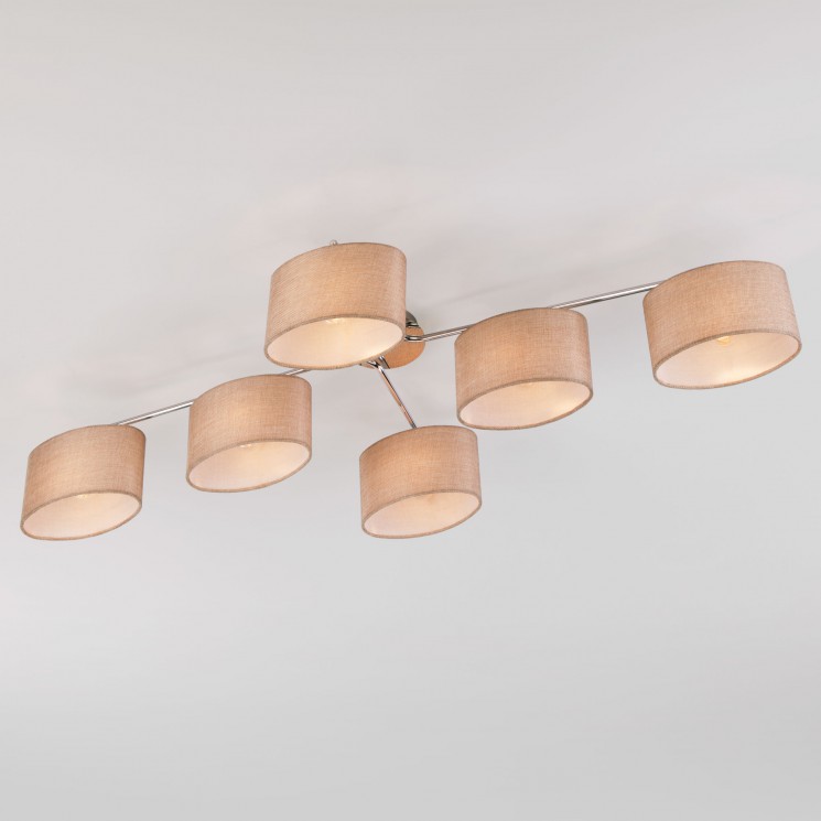 Потолочный светильник  Eurosvet Elipse 60083/6 хром