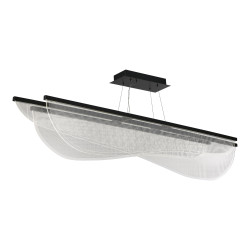 Светильник подвесной ST Luce Черный/Прозрачный LED 1*60W 4000K         SL6509.423.01
