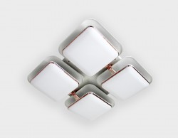 Управляемый светильник Ambrella light FG2034 WH 128W+48W D670*670 ORBITAL GRANULE